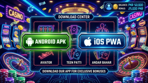 Main screen of Jalwa99 download page for PK players - 4